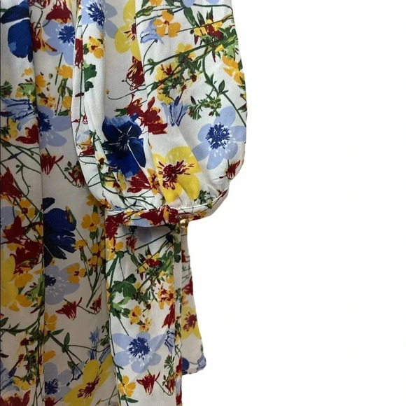 Banana Republic Floral Cinched Waist Dress - Picture 6 of 13